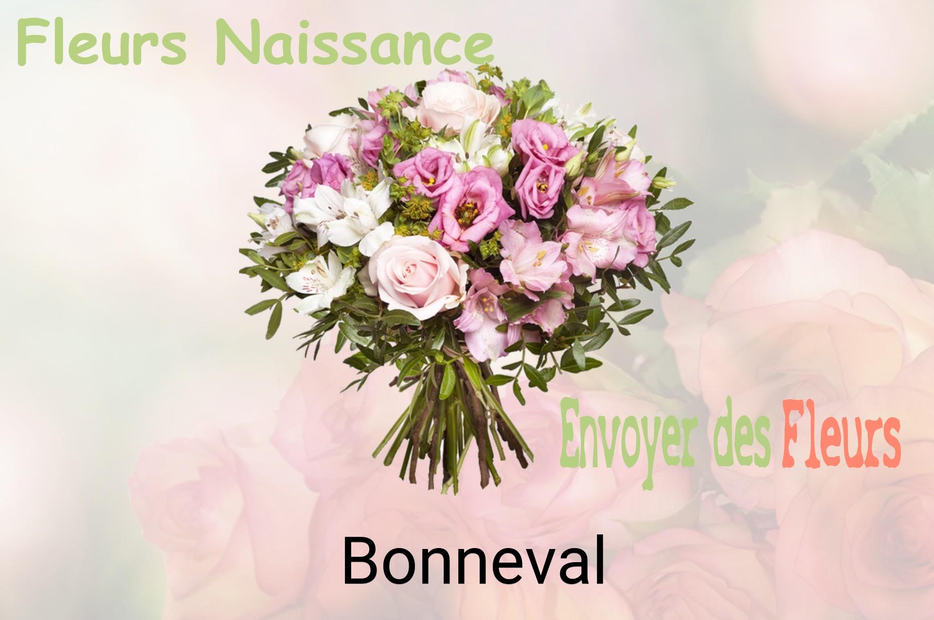 Bouquet de fleurs de naissance livré à Bonneval